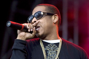 U.S. performer Jay-Z performs during the open-air music festival in Frauenfeld, Switzerland, Sunday, July 13, 2008. (AP Photo/Keystone, Ennio Leanza) Original Filename: Switzerland_Festival_Jay_Z_FRF606.jpg