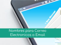 Nombres para Correo Electronicos o Email