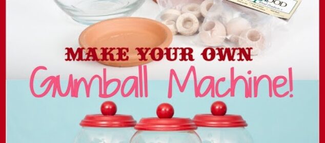Como hacer una máquina de chicle Casera e Infantil